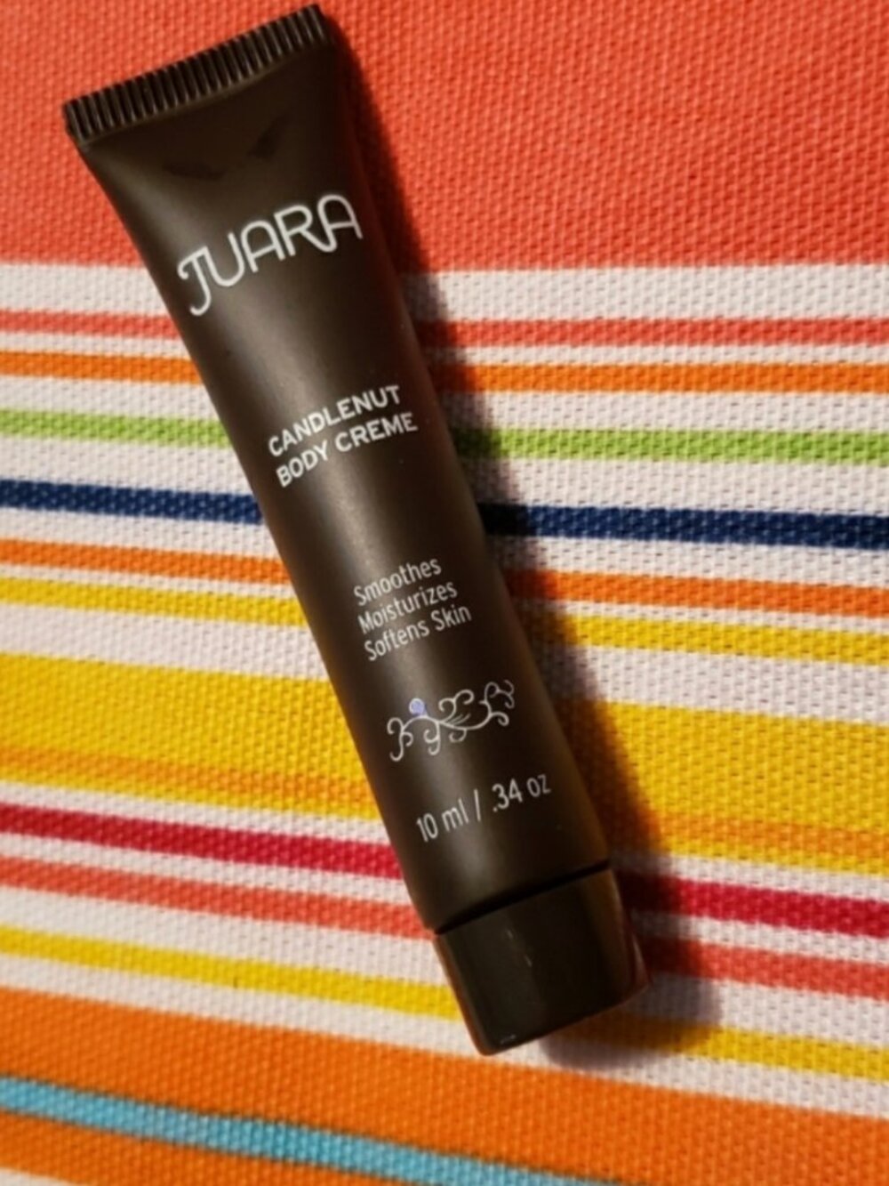 New & Sealed JUARA Candlenut Moisturizing Body Creme, 10 ml Travel Size